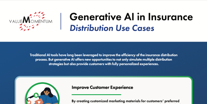 GenAI in insurance distribution use cases